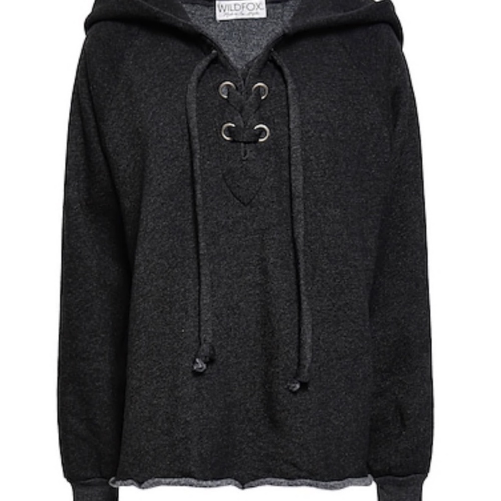 WILDFOX Hutton Lace Up Hoodie - Picture 5 of 5